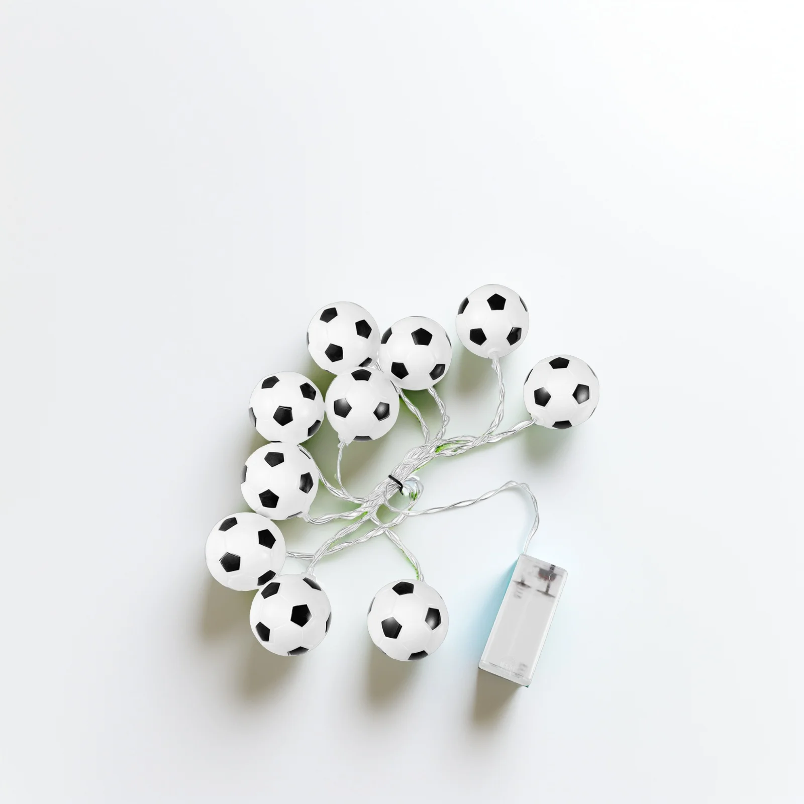 Decorative LED String Light 10 Football Shaped Lamps No Great for Home Patio Garden Yard Festive Party Decoration