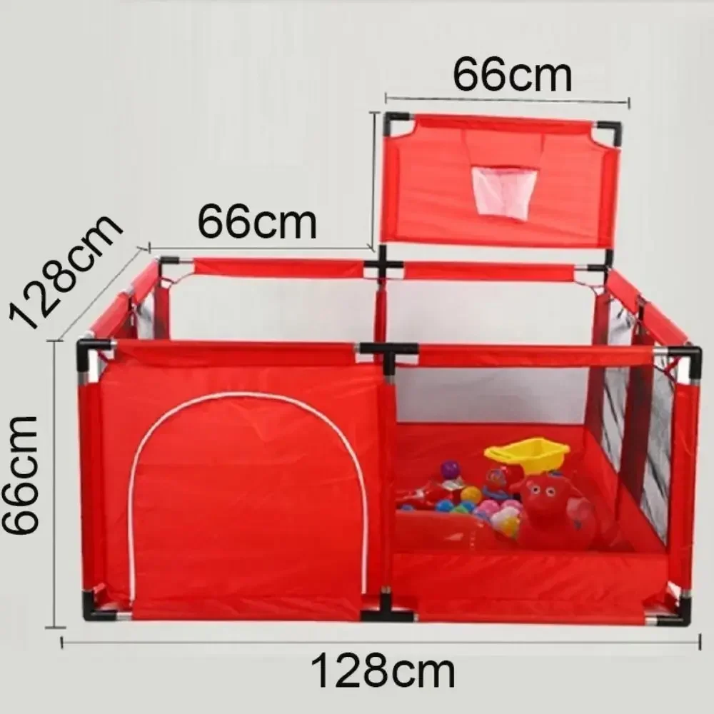 Indoor Ball Pit Playpen para Crianças, Baby Playground, Cerca de Segurança para 6 Meses a 6 Anos de Idade Crianças, Nova Chegada