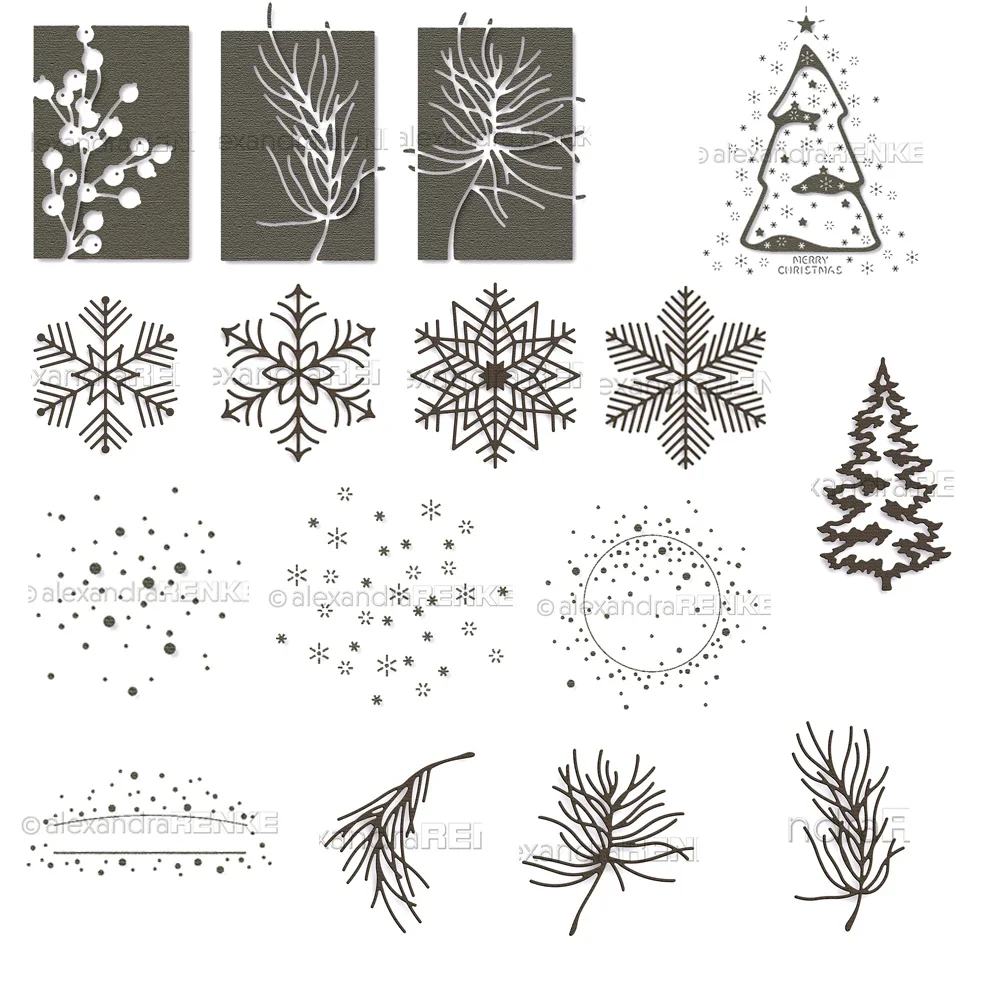 

Craft metal cutting dies cut die mold New Christmas Series Scrapbook paper craft knife mould blade punch stencils die