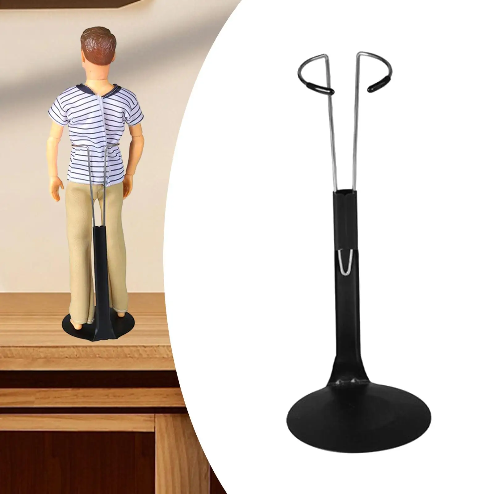 Action Stand Base 1/6 Action Figure Stand Height Adjustable 13-21.5cm Doll