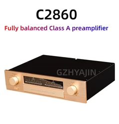 New C-2860 fully balanced Class A preamplifier HiFi fever level preamplifier PK Golden Voice