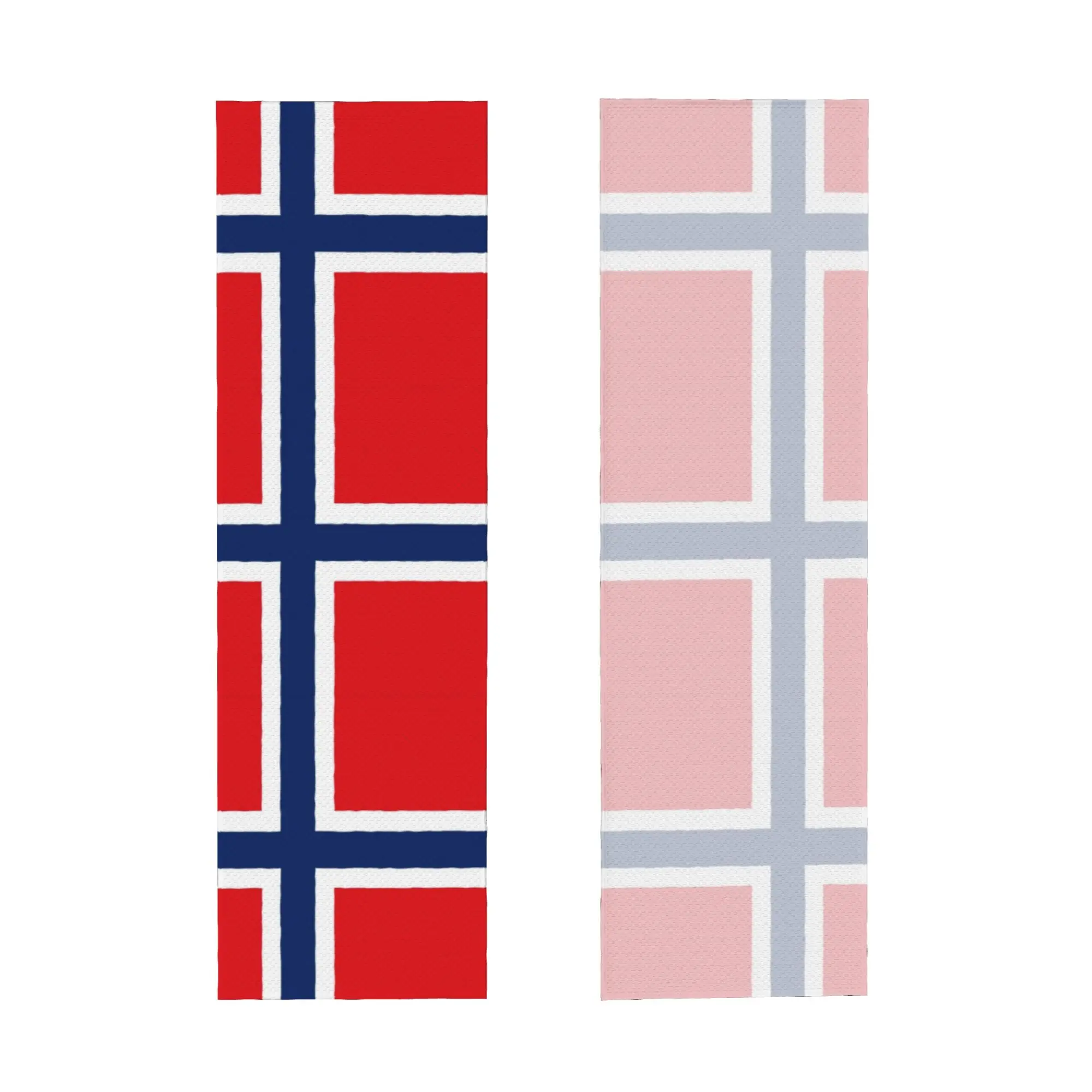 Norway Norwegian Flag Cold Exercise Towel   Super Soft Breathable Instant Cooling Towel Yoga Towels