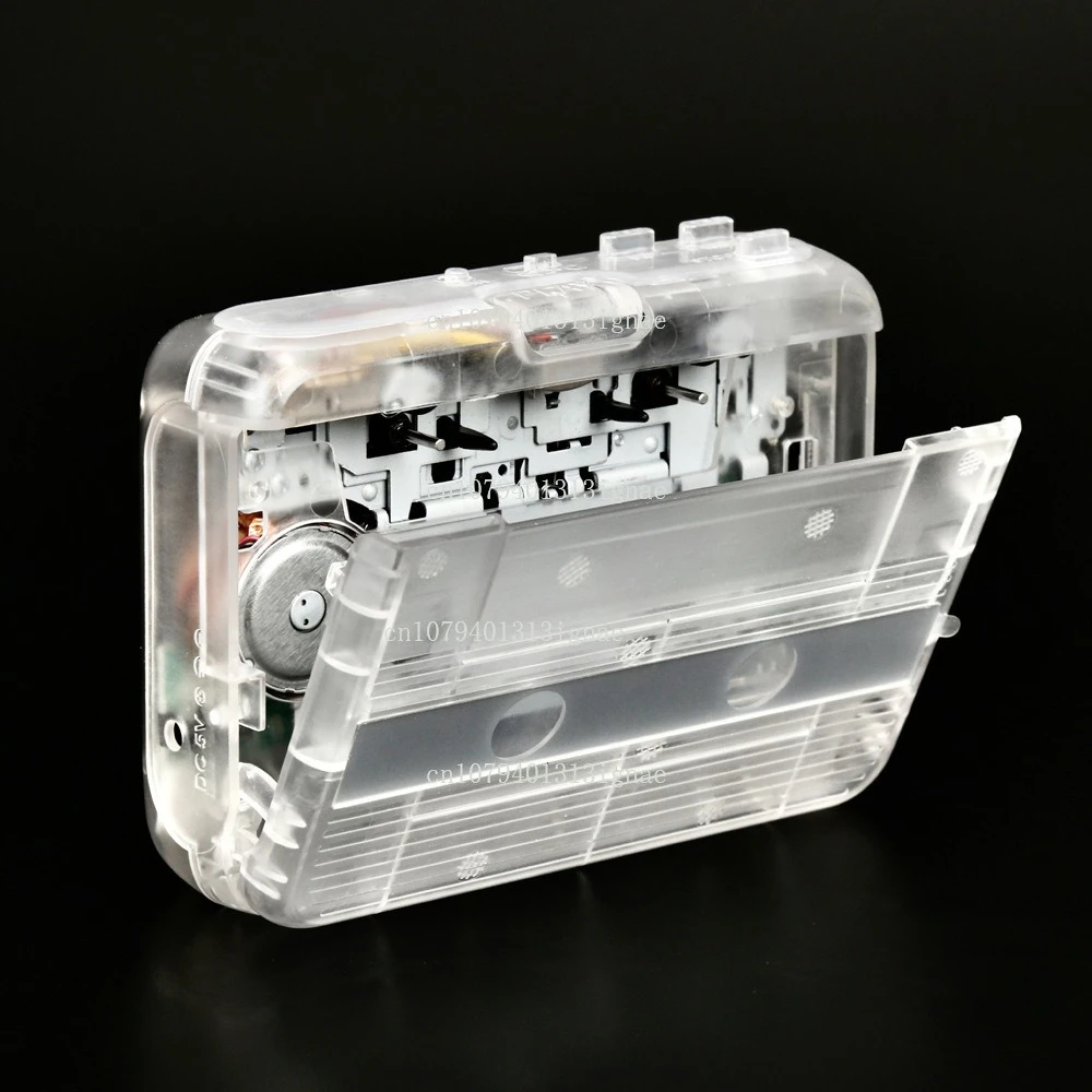 

Transparent stereo Bluetooth tape player FM radio English Walkman retro single player cassette player