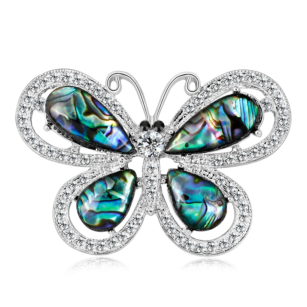 SISSLIA High Quality Beautiful Butterfly Brooch Pin For Women Jewelry Gifts