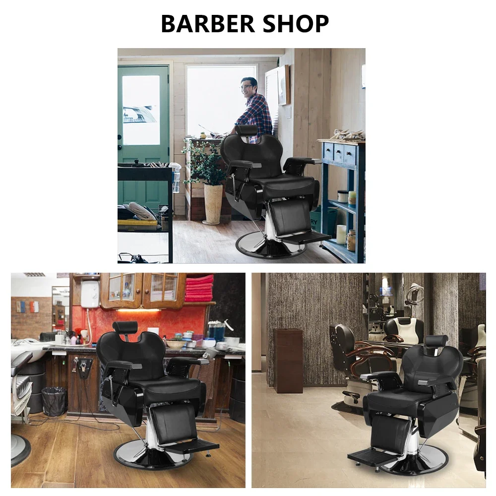 Professional Salon Barber Chair Black