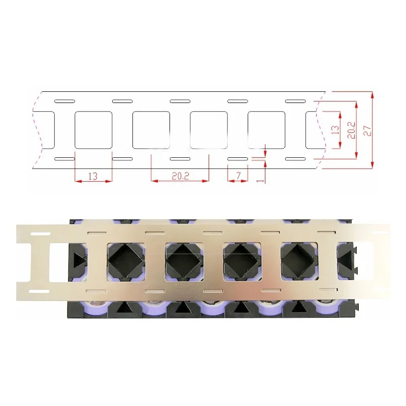 1kg 0.15x18.5/20.2mm 2P 18650 Li-ion Battery Spot Welding Nickel Plated Steel Strip Spot Welding Machine Welding Lithium Battery