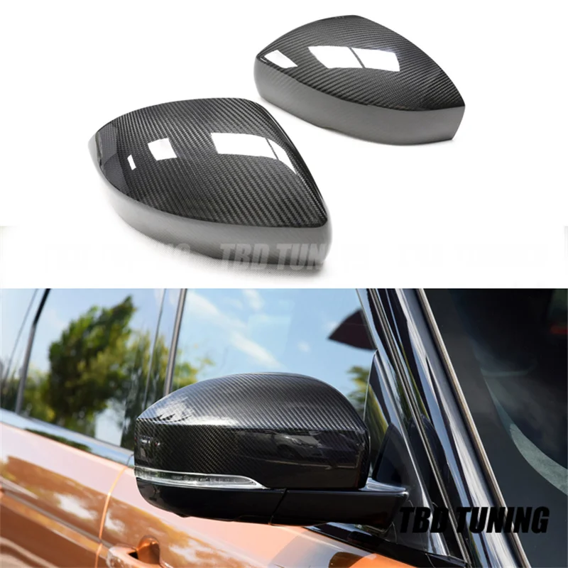 

For Land Rover Range Rover Sport 2014 2015 2016 2017 2018-UP Real Dry Carbon Fiber Side Mirror Cover