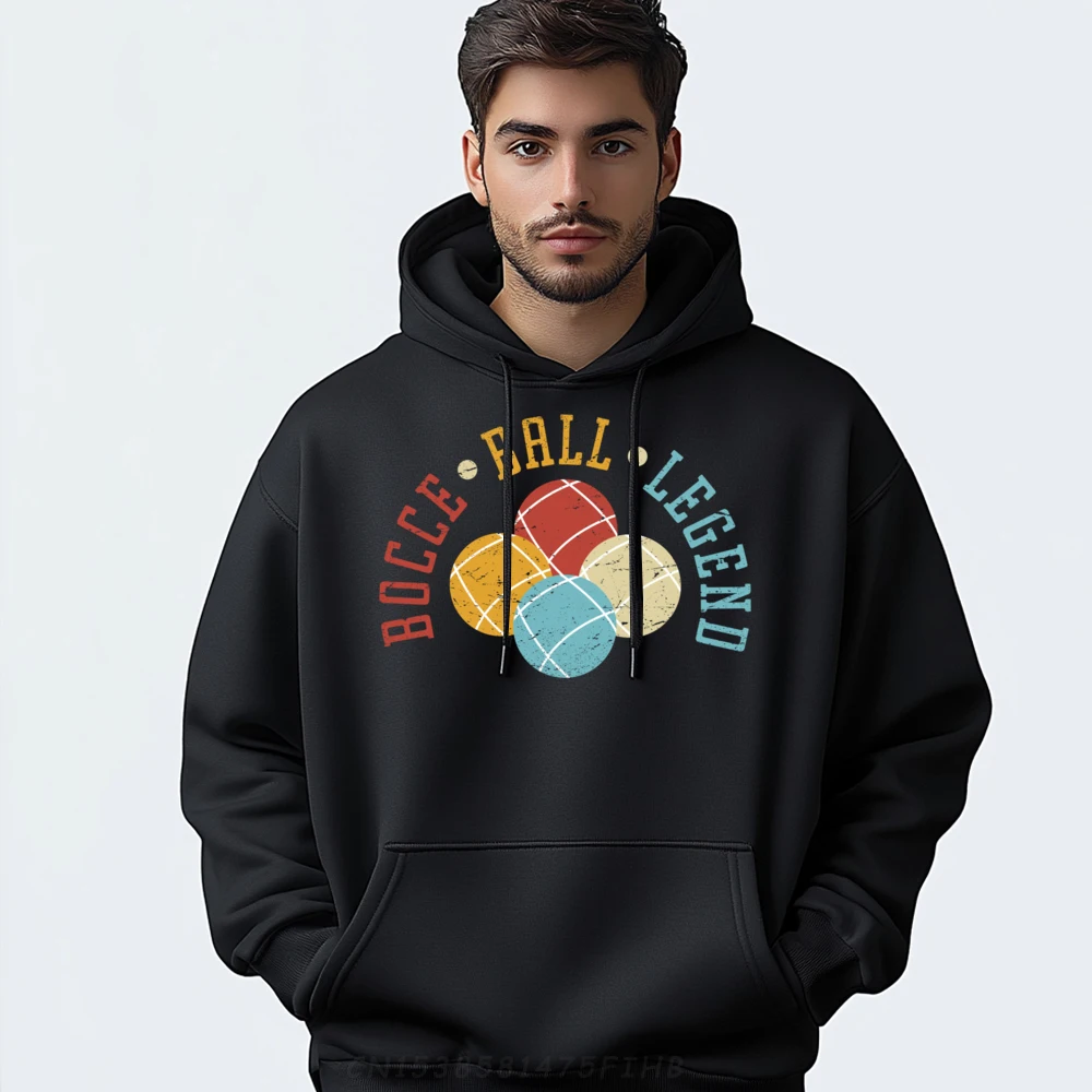 

Geek Bocce Ball Legend Hoodies For Women Newest Crew Neck Fashion Long Sleeve Group Printed Mens Hoodies