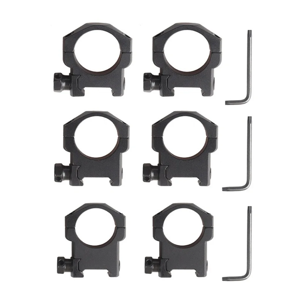 Base de montage d'anneau de portée de 30mm, profil bas, moyen et haut, Rail de 20mm, pistolet jouet, lampe de poche, optique Laser, adaptateur de lunette de visée, 2 pièces/ensemble