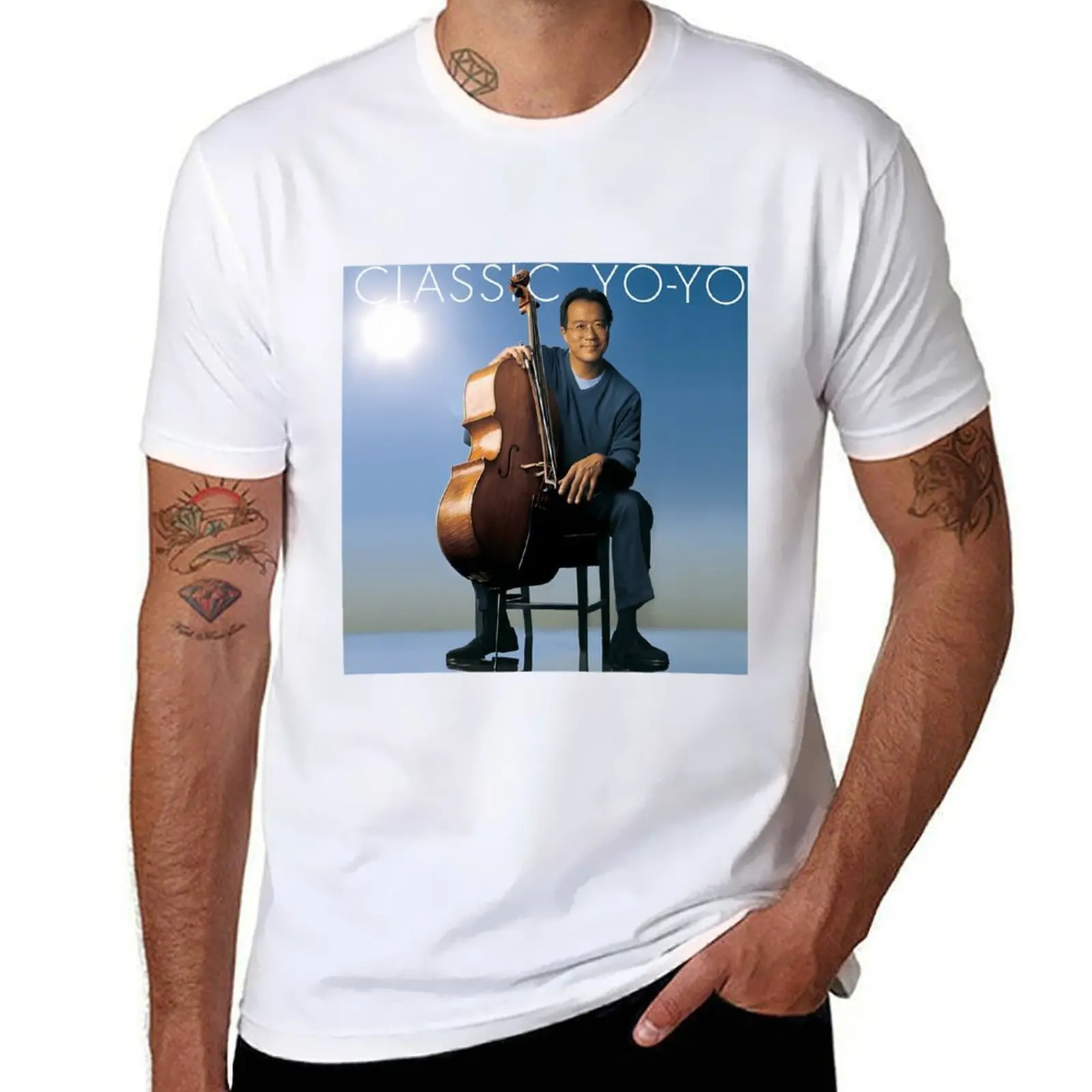 

Yo-Yo Ma Classic YoYo T-Shirt man t shirt cotton t shirts cotton 100% T-Shirt