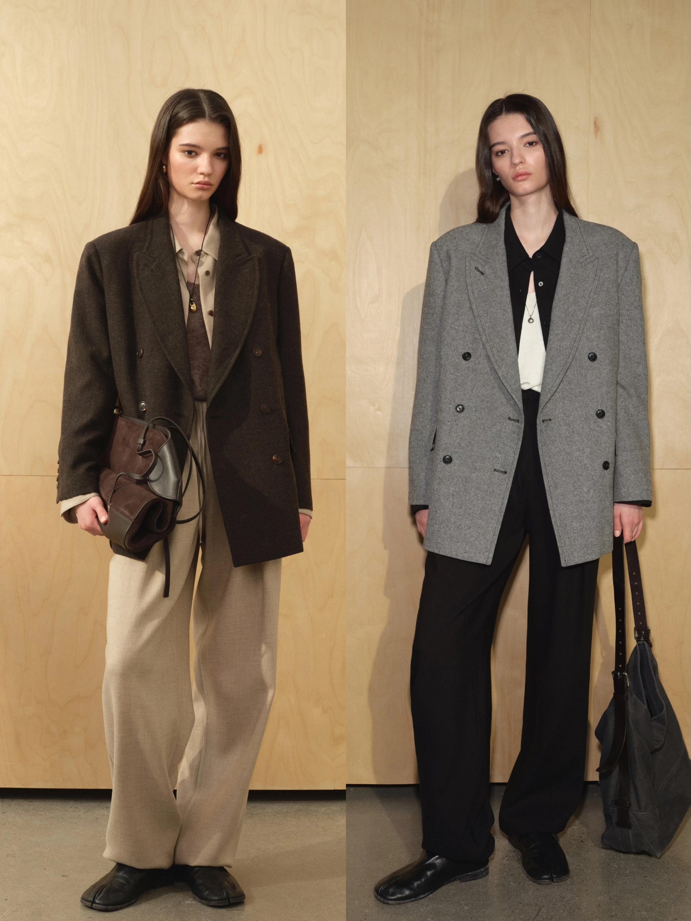 

Faionable ChicJane Woolen Suit Coat Initial earing Woolen Fabric Row Notch Collar Silhouette Vintage Sle Women's Coat