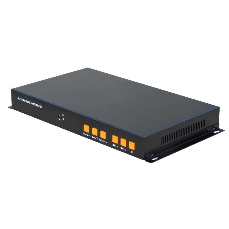 HDMI DP Professional Video Wall Controller, Splicing Stitching Processor, Display com Multi-Screen, TV Splicing, 4K @ 60 2X2 1X2 1X3 1X4