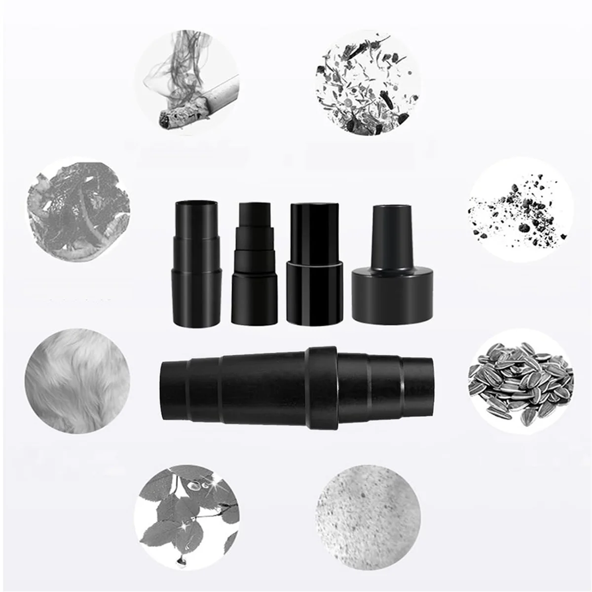 A74G-Schlauchadapter Universal – Staubsaugeradapter Gummi, Staubsaugeradapter – Schlauchreduzierer