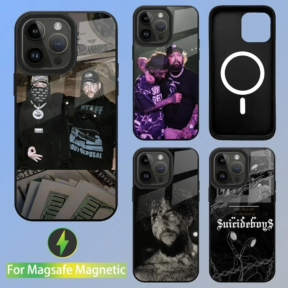 $uicideboy$ Uicideboy Suicideboy Music Phone Case For iPhone 15,14,13,12,11,Plus,Pro,Max Mini Magsafe Magnetic Wireless Charging