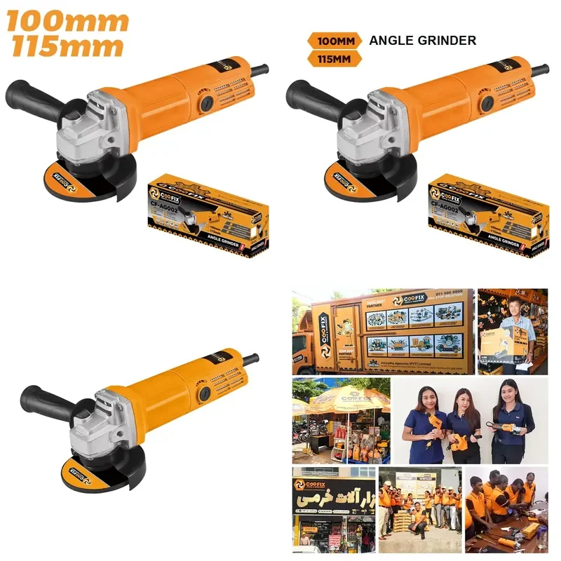 【CHIMU HOME】 110V 4 Inch Electric Angle Grinder with Drill Function 900W Reversible Power Tool