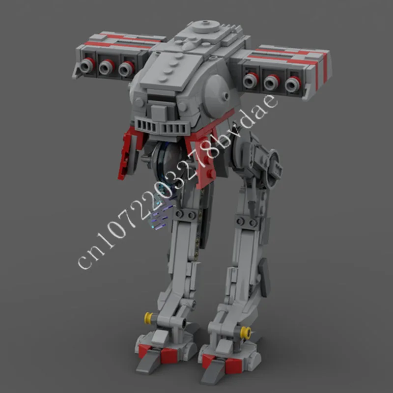 482 PCS Sci-Fi Walker Robot Model Building Blocks Assembly Educational Toy Gift for Adult Adults Home Decoration Collection
