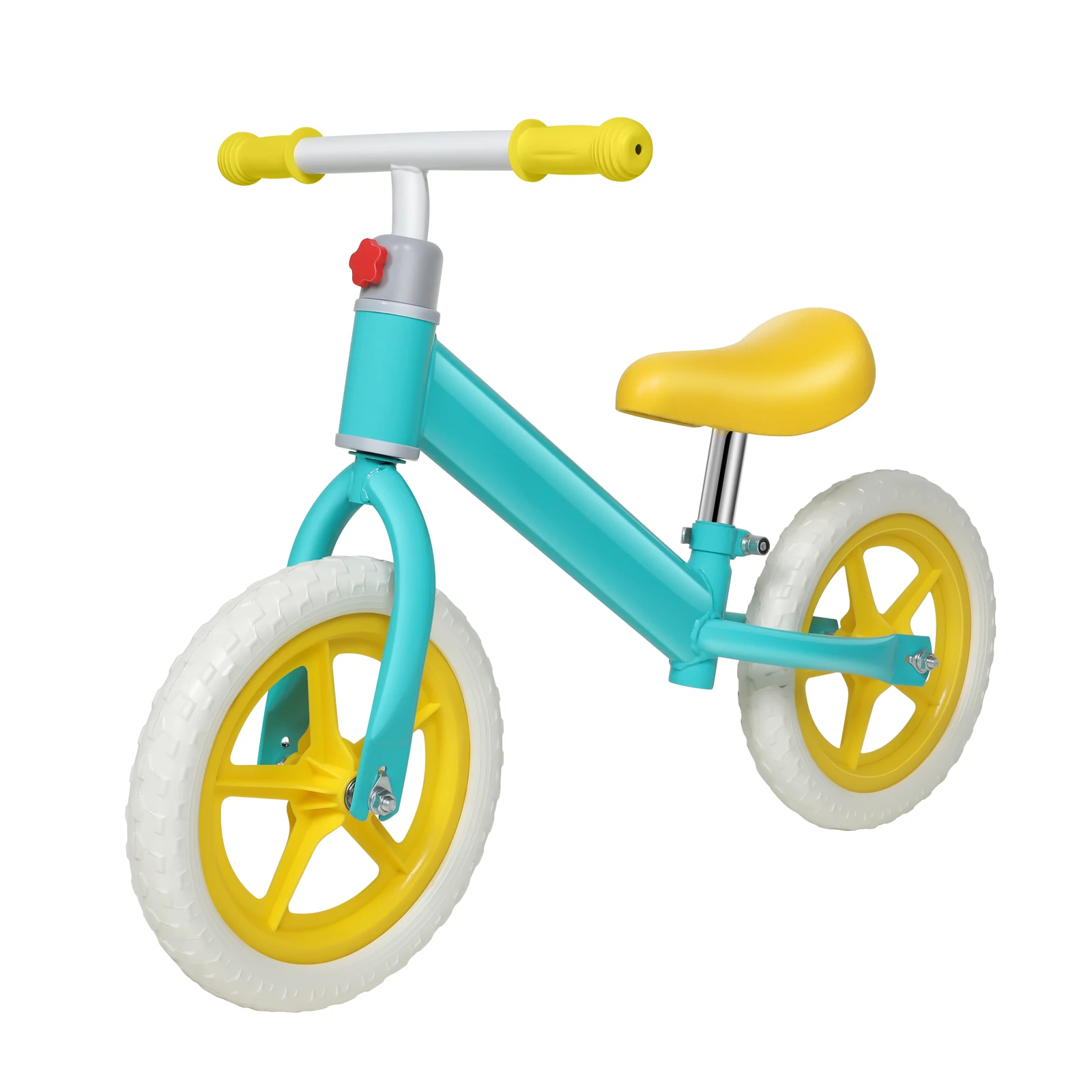 

11inch Kids Balance Bike Adjustable Height Carbon Steel & PE Tires for 2-6 Years