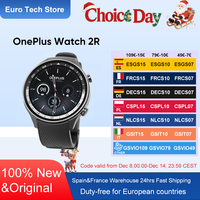 2024 Smartwatch OnePlus Watch 2R 1.43'' AMOLED Screen Snapdragon W5 Gen 1+BES2700 100H Battery Life WiFi Wear OS by Google GPS