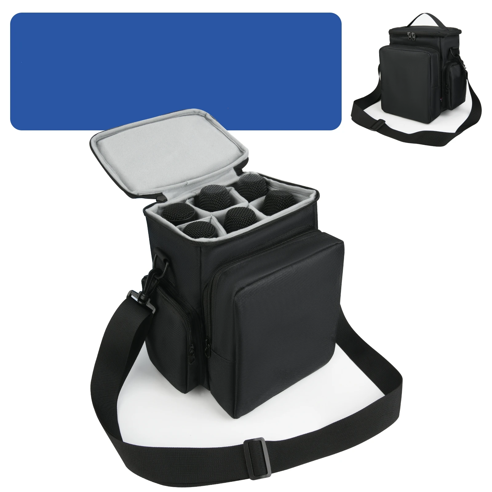 Sac de rangement pour Microphone sans fil Portable, étui de transport pour système de Microphone sans fil JBL pour voyage Camping