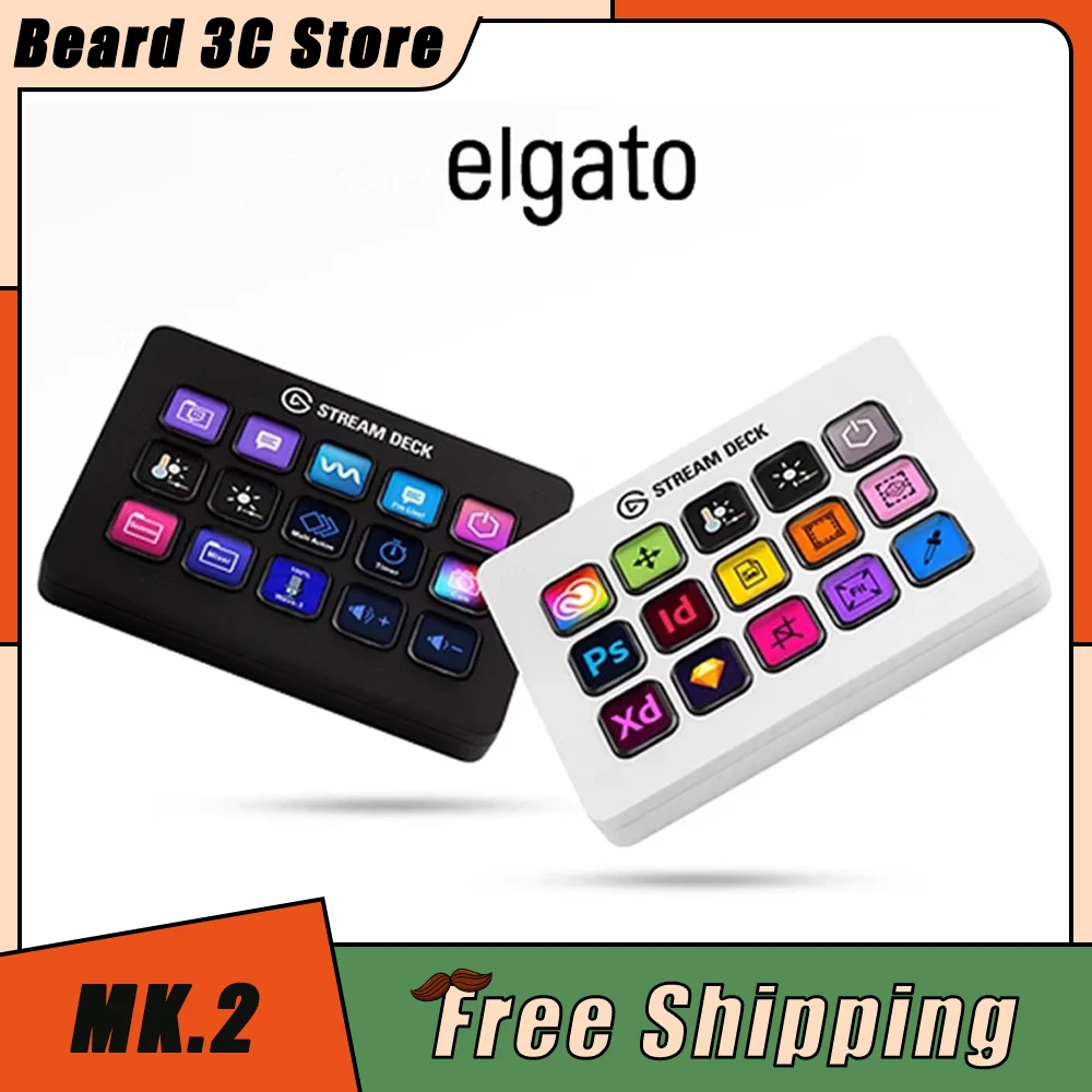 Elgato Stream Deck MK.2 Mini Keyboard Multifunctional Console Panel Designer Live-streaming Desktop Assistant Macro Gamer Custom