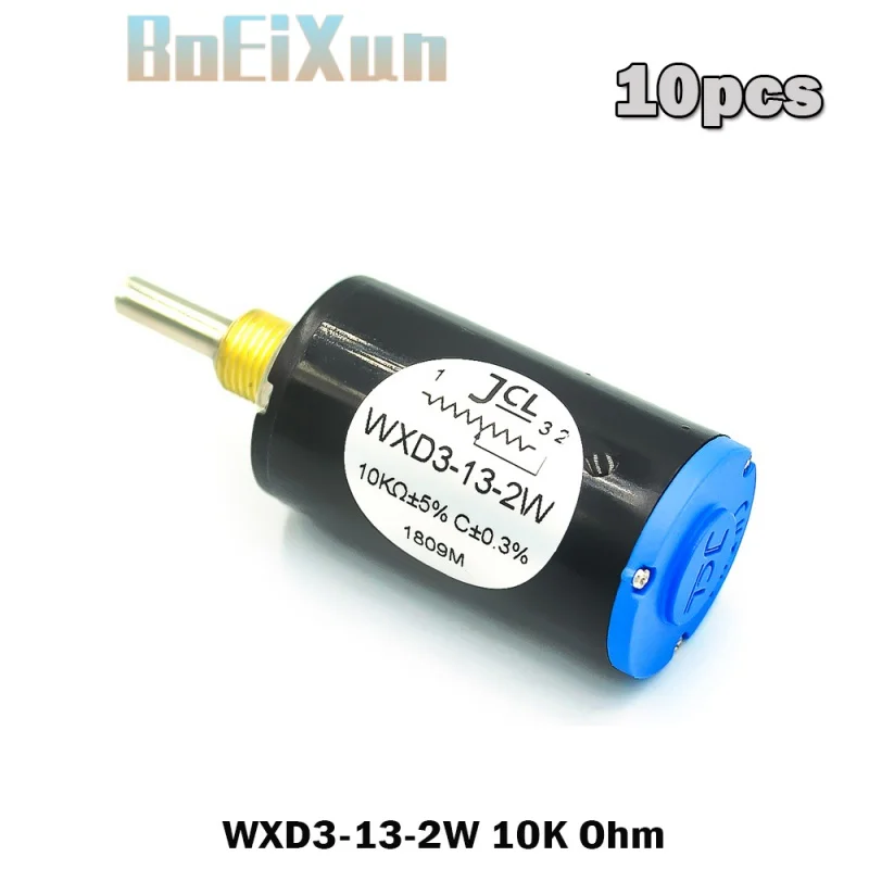 10pcs WXD3-13-2W 10K Ohm Multi-Turn Wirewound Potentiometer 10K Ohm