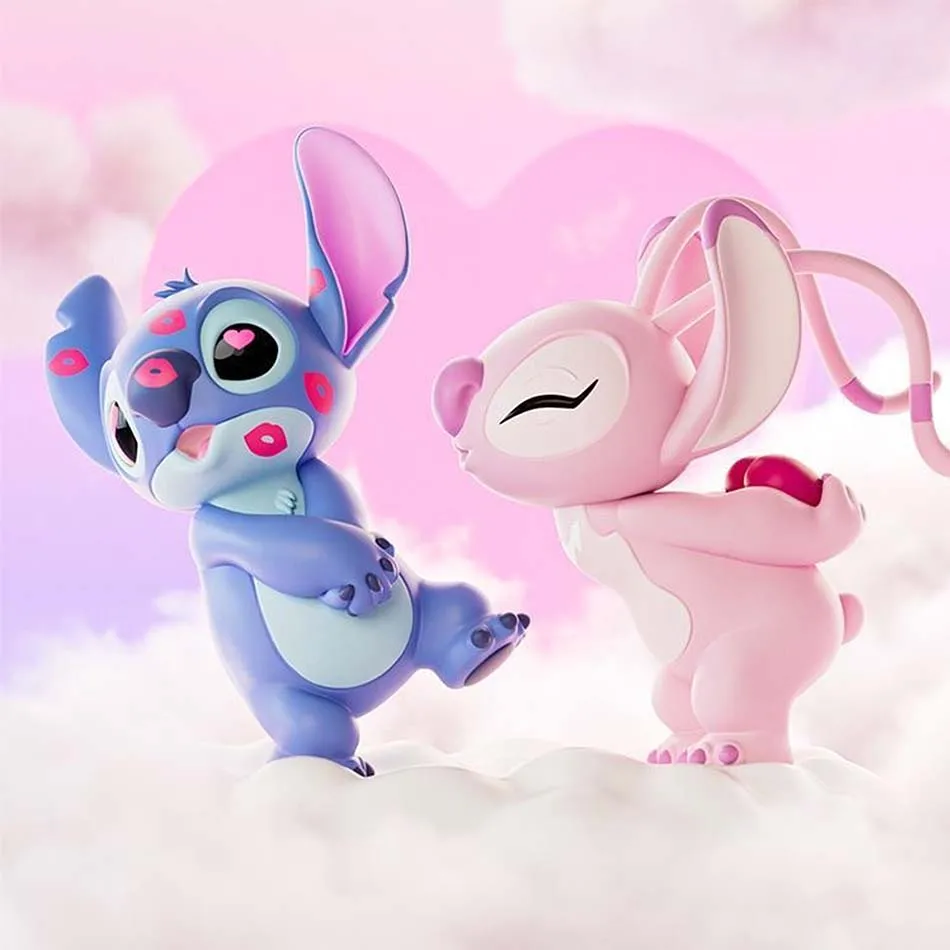 Disney Anime Figures Stitch Toys Decoration Model Pvc Figure Stitch Model Boys Girls Cartoon Dolls Kid Collection Birthday Gifts
