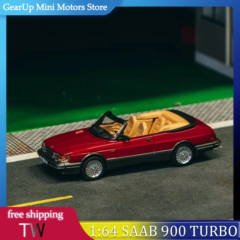 

TW 1:64 Saab 900 Turbo Retro Swedish Sporty Alloy Diecast Model Collectible for Car Enthusiasts Pre-sell Tarmac Works Car Model