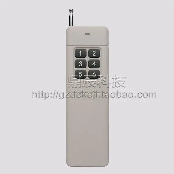 High-power 3000m 6-button wireless remote control rolling shutter door electric door wireless access remote control handle