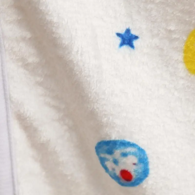 

U13F Baby Record Growth Milestone Blanket Newborn Blue Moon Pattern