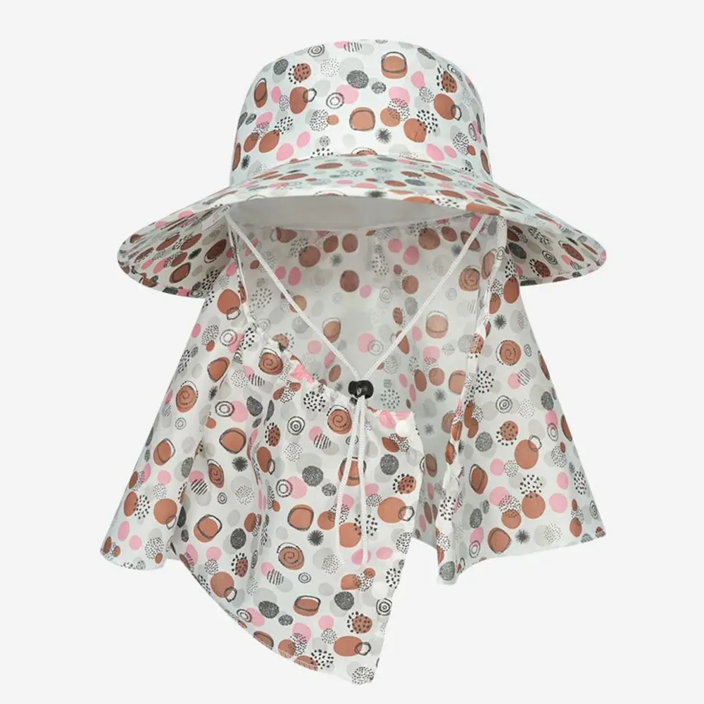 Practical Sunshade Fisherman Hat UV Protection Adjustable Wide Brim Hat Full Wrap Breathable Sun Protection Hat Summer Outdoor