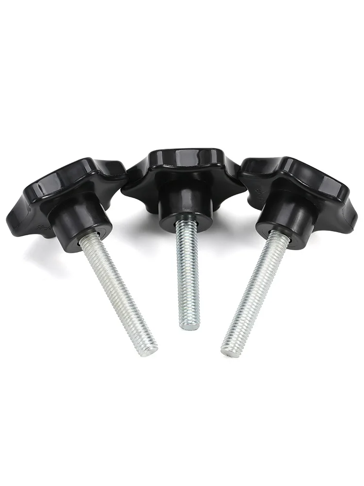 M4 M5 M6 M8 M10 M12 สกรูหัวดาวแบบมีเกลียวพร้อมด้ามจับ  วัสดุเบกาไลต์  สำหรับยึดและขันแน่น  อุปกรณ์อุตสาหกรรม  วัสดุพลาสติกและเหล็ก