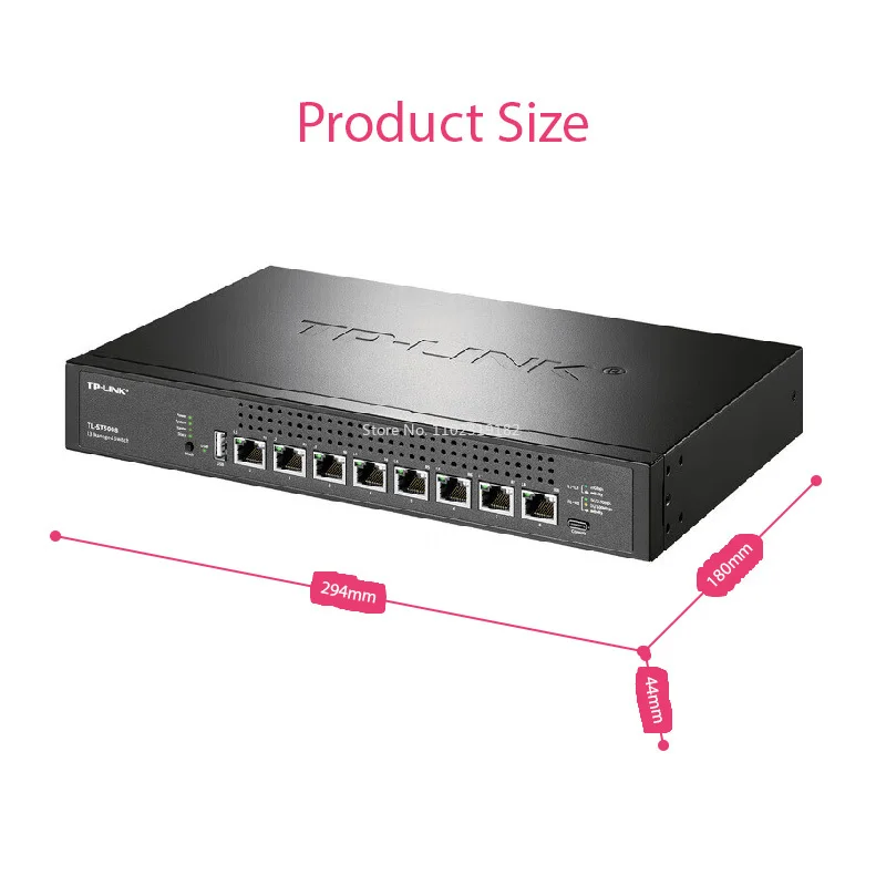 TP-LINK 10G High-speed VLAN Isolated Network Splitter Port Aggregation Monitoring Core Layer 3 Web Management Switch TL-ST5008