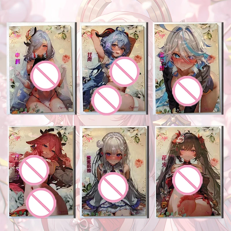 

Goddess Story Dream Party SSP карта Emilia Shenhe Furina Ganyu ACG сексуальные персонажи для мальчиков Коллекция игрушек Подарки на день рождения и Рождество