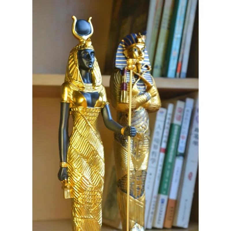 Egyptian Travel Sculpture Ornaments Modern Minimalist Home Hall Decoration Pharaoh Ancient Legends Living Room Decor Accessories