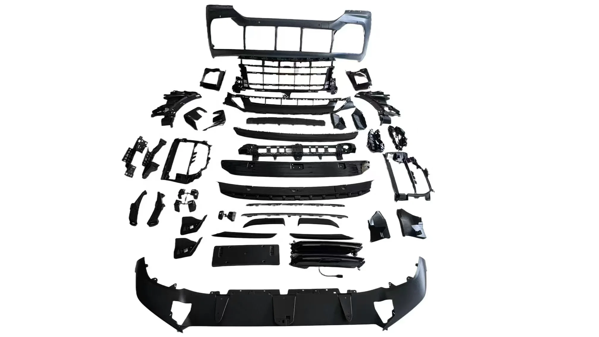 Upgrade to the Turbos Style Bodykit Body Kit Sets with Front Rear Bumper Side Skirt for Porsche Cayenne 9Y0.2 Car Part 2024-2025