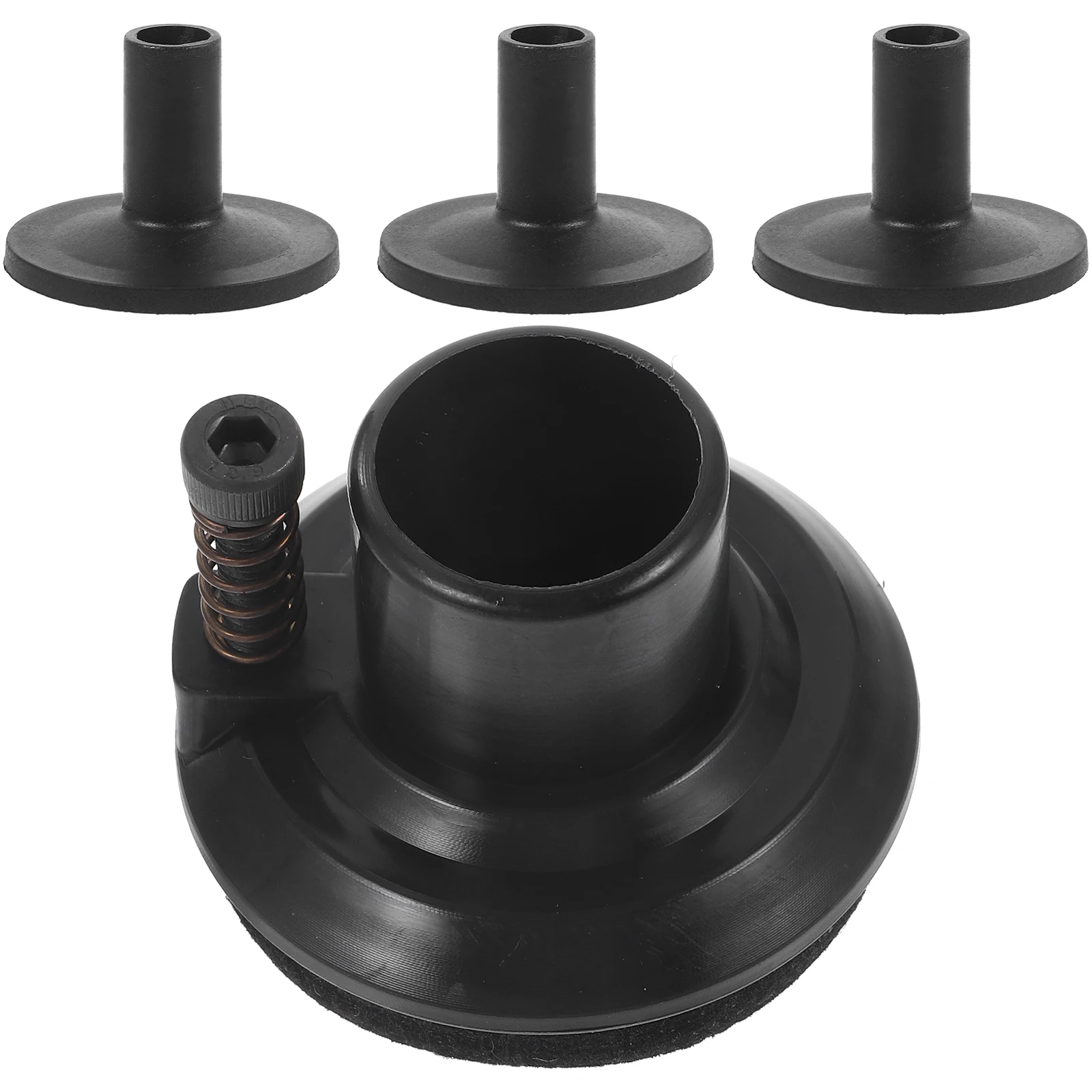 

1 set Black Hi Hat Cymbal Drum Set Accessories Felts Bottom Felt Washer Durable Plastic Drum Set Cymbal Accessories