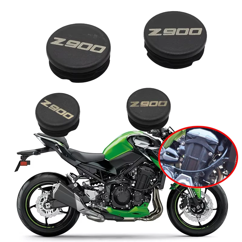 

Z900 Chassis Plugs Frame Hole Cover Fit For Kawasaki Z 900 Z900 2017-2022 Universal Caps Plug Frame Cap Motorcycle Accessories