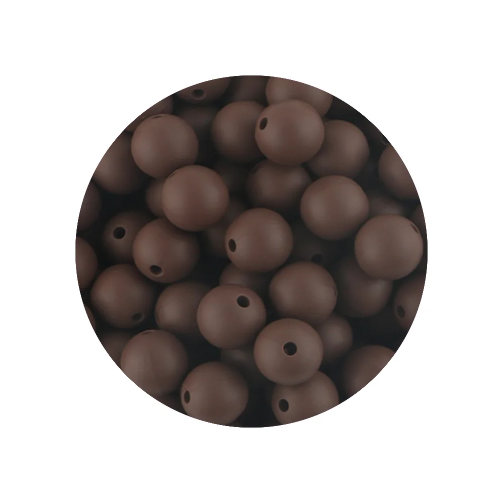 50 stks/partij 12/15mm Nieuwe Kleur Siliconen Kralen Kralen Voor Sieraden Maken DIY Ketting Armband Sieraden Accessoires