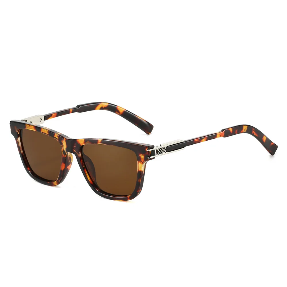 Retro Quadratische Sonnenbrille Männer Qualität Gitter Entwickelt Mode Lässig Fahren Gläser Vintage Gafas Oculaos