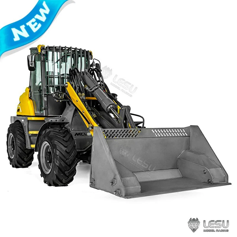 

LESU model 1/14 AT-C0050 MCL8 loader adapter attachment all-metal hydraulic bucket