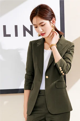 New‑style Fashion Women’s Business Suit Set, Blazer Coat Formal Manager Work Uniform