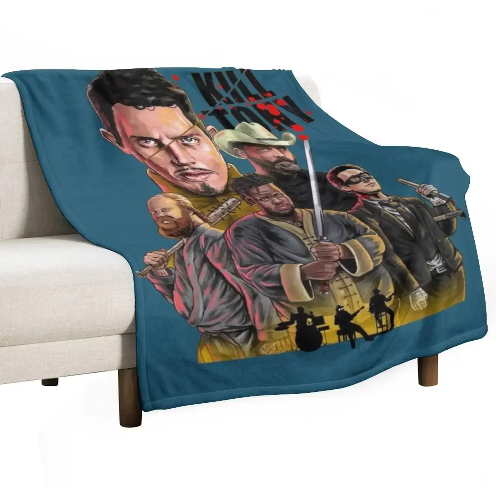 Kill Tony Throw Blanket cosplay anime wednesday Giant Sofa Blankets For Baby Warm Baby Blankets