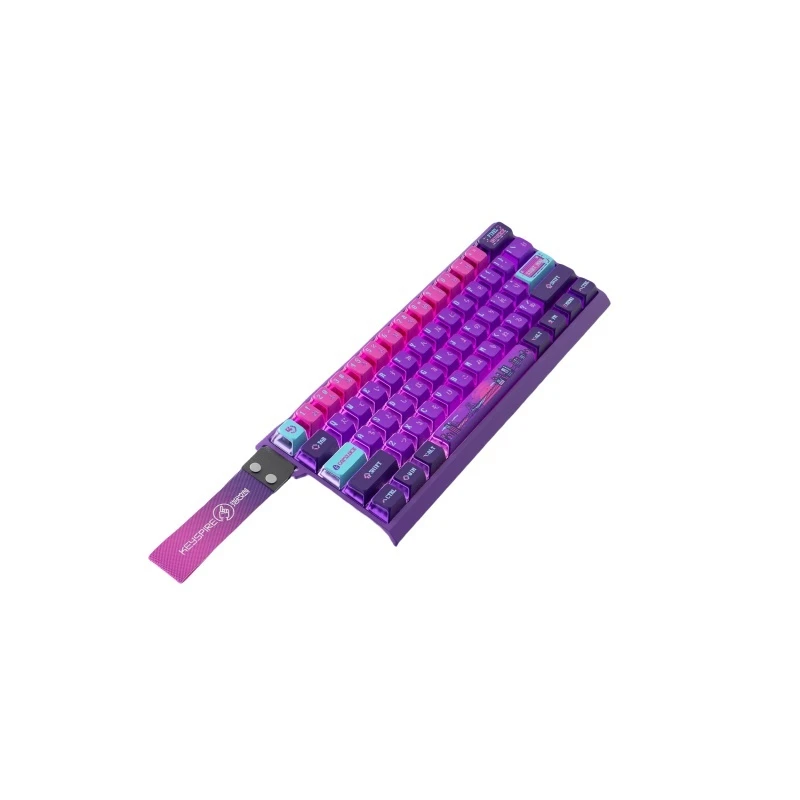 Fashionable Keycap Pbt Material Heat Sublimation Personalized Design Cross Axis Conforms Ergonomicssuitable Mechanical Keyboards
