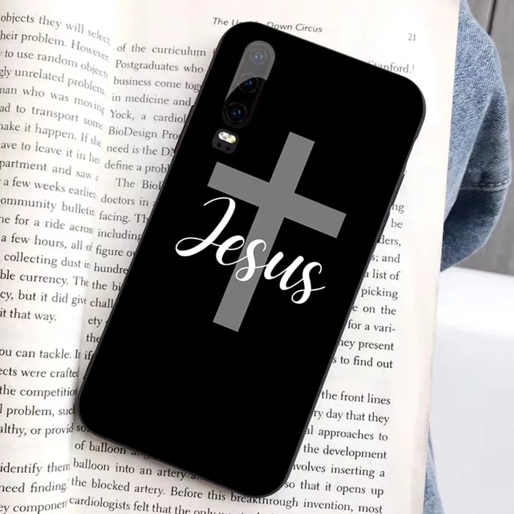 Verse Of The Christian Bible Jesus Phone Case For Huawei Honor 10 lite 9 20 7A 9X 30 50 60 70 pro plus Soft Silicone Cover