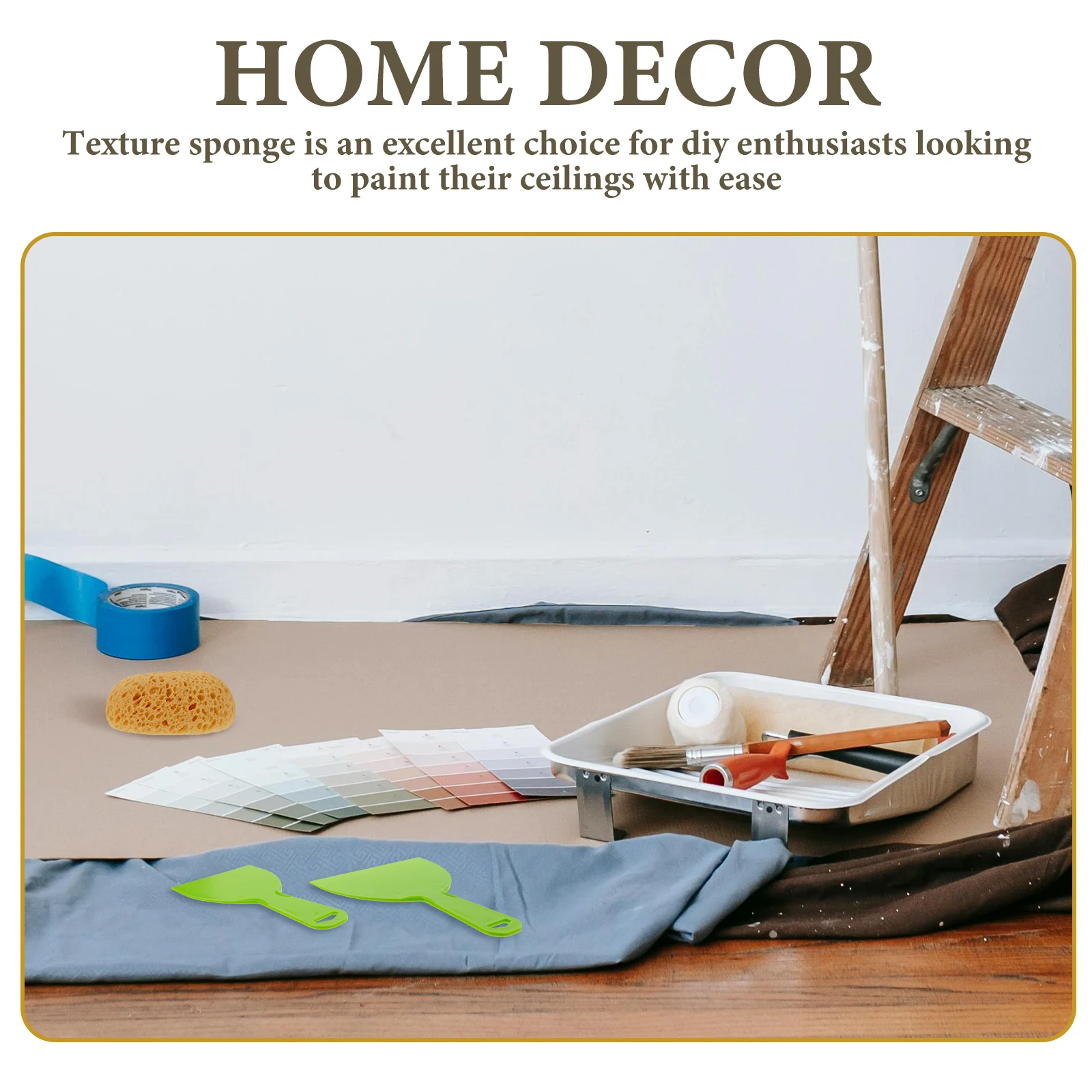 

2pcs Sponge for Wall Sticker Drywall Tool Heavy Painting Cleaning Drywall Tools Patch Repair Ceiling Mud Artists