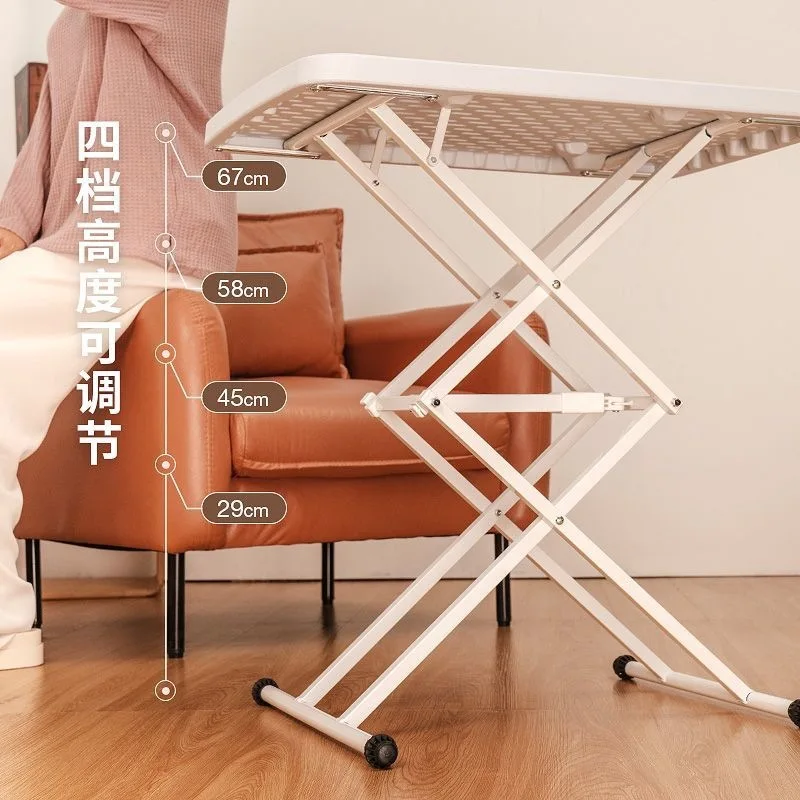 Folding Lifting Computer Desk Leisure Home Simple Bedroom Desk Office Small Desk Small Apartment Dormitory Learning
