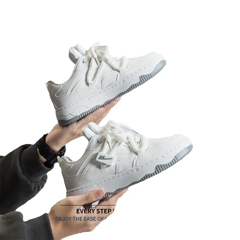 Vielseitige Leder Sneaker Für Damen Und Herren Freizeitschuhe_voghion.com