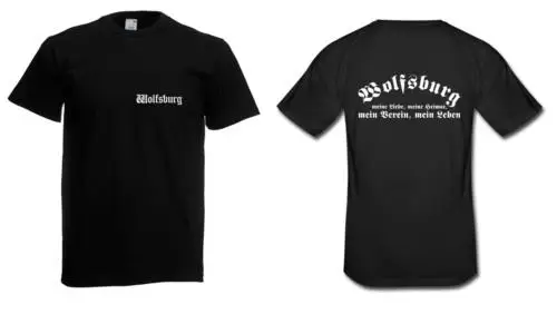 Herren T-Shirt Wolfsburg I Fussball I Verein I Sprüche I Fun I Lustig bis 5XL