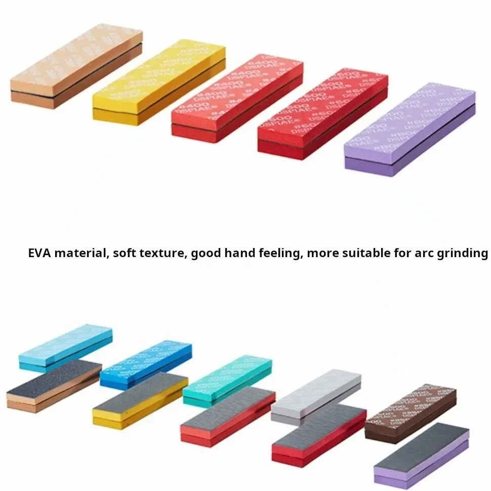 DSPIAE #180~#2500 Sanding Sponge Set Professional Sanding Equipment for Gundam Hobby DIY Sandpaper Sanding and Polishing