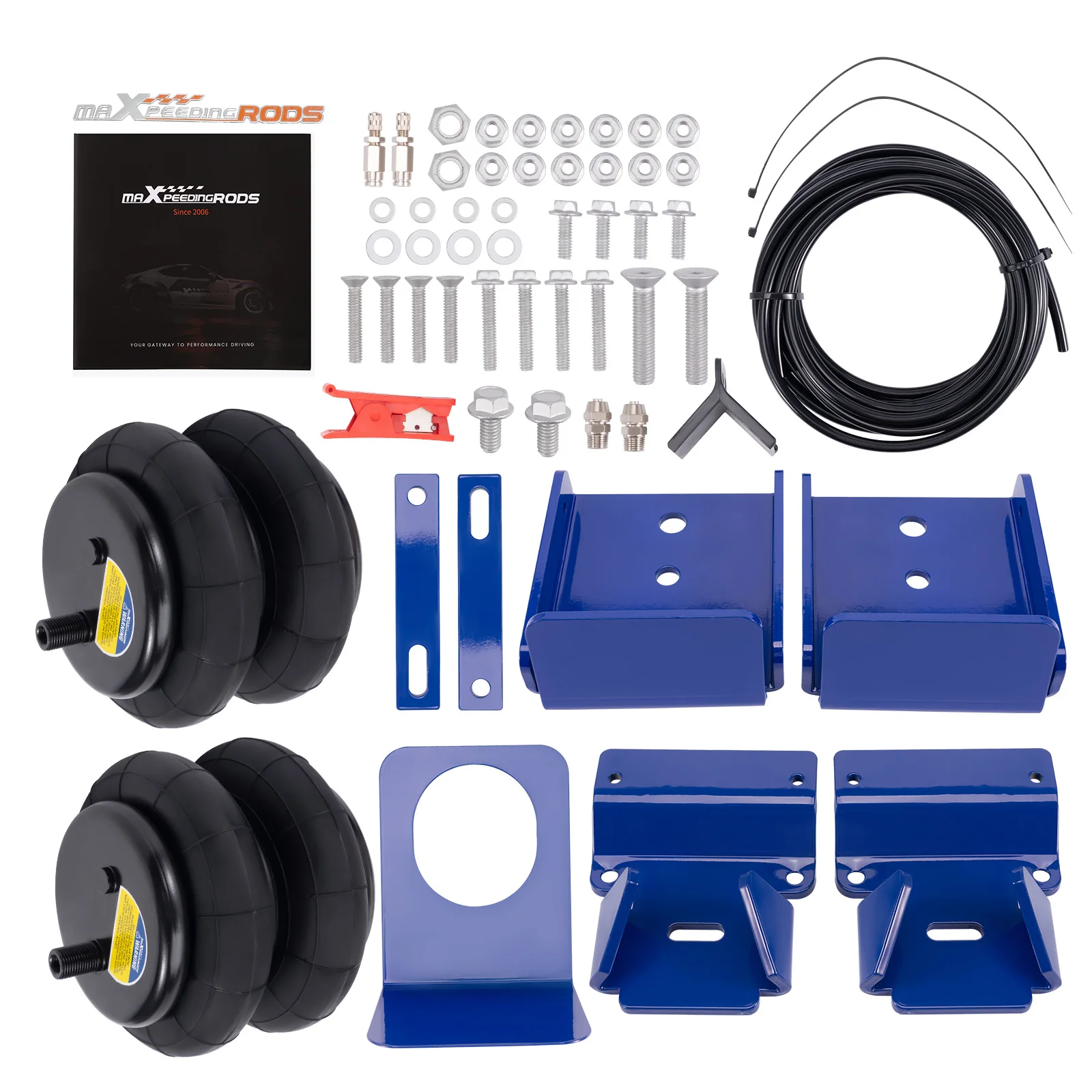 Rear Air Suspension Spring Kit 5000 lbs for GMC Sierra 1500 2WD Denali 4WD 2019-2026 for Chevrolet Sorod 1500